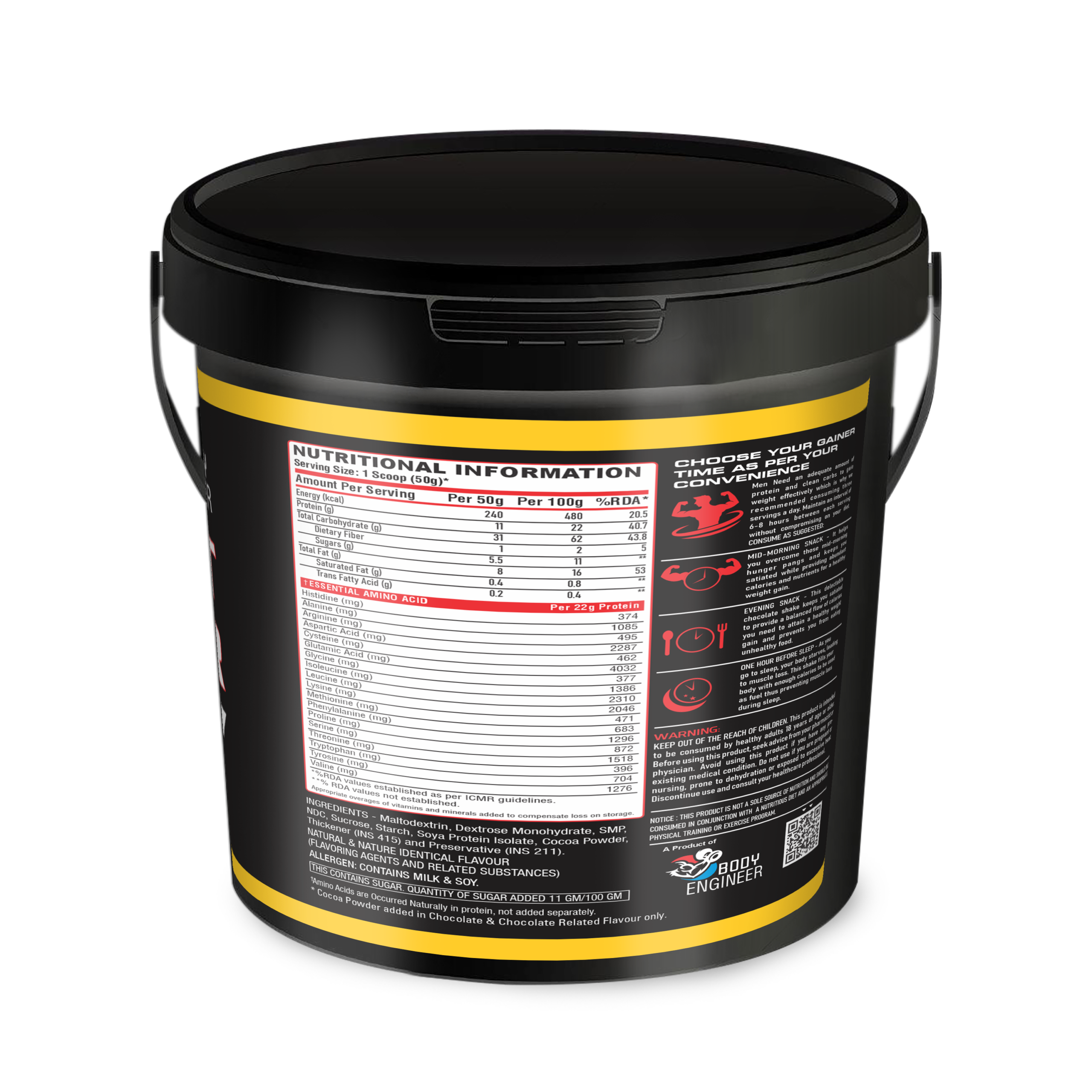 Body Engineer Ultimate Weight Gainer 10LBS - Image 3
